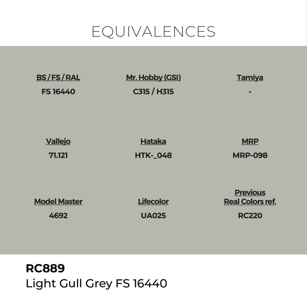 Real Colors: Light Gull Grey FS 16440 17 ml.