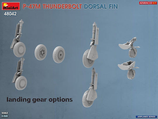 P-47M Thunderbolt. Dorsal Fin. Advanced Kit