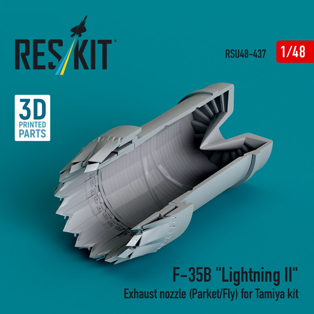 ?F-35B Lightning II exhaust nozzle (Parked/Fly) for Tamiya kit (3D printed)