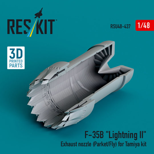 ?F-35B Lightning II exhaust nozzle (Parked/Fly) for Tamiya kit (3D printed)