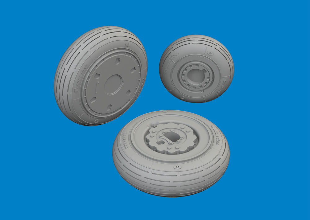 MiG-21F wheels for Eduard