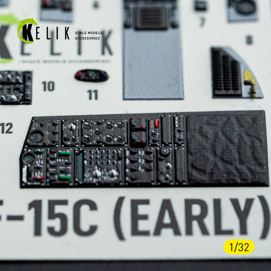 F-15C (early) - interior 3D decals for Tamiya kit