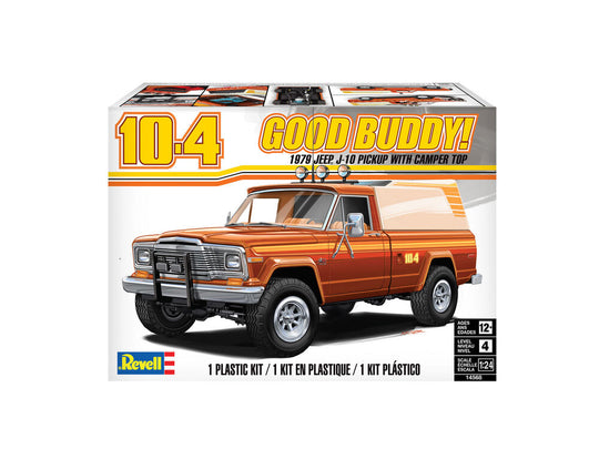 Jeep J-10 pickup with camper