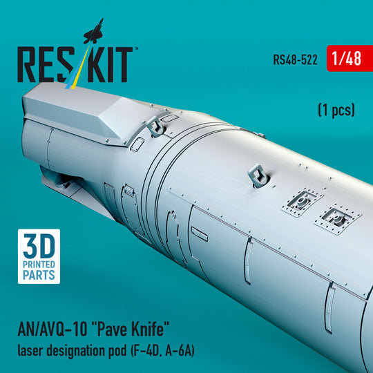 AN/AVQ-10 Pave Knife laser designation pod (1 pcs) (F-4D, A-6A) (3D Printed)