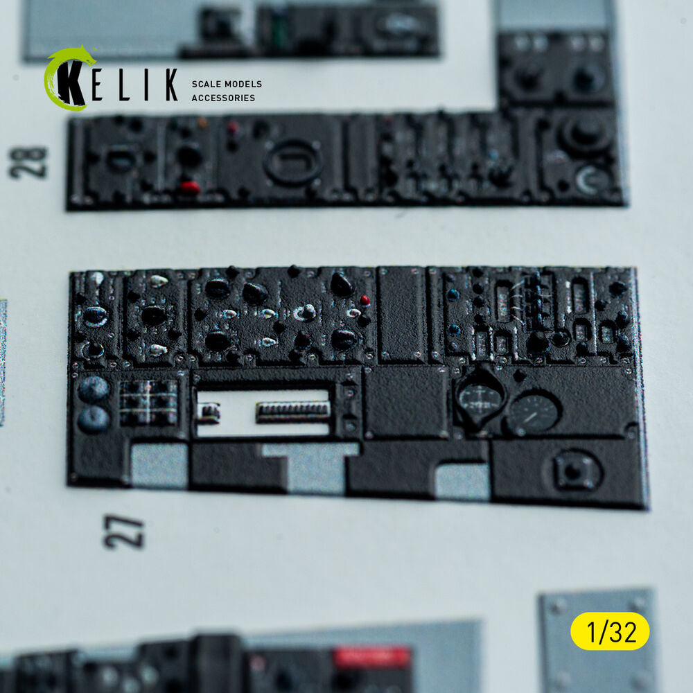 F-4D - interior 3D decals for Tamiya kit