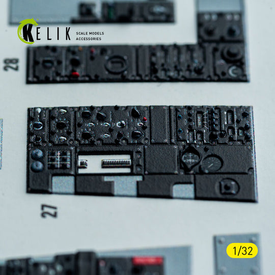 F-4D - interior 3D decals for Tamiya kit