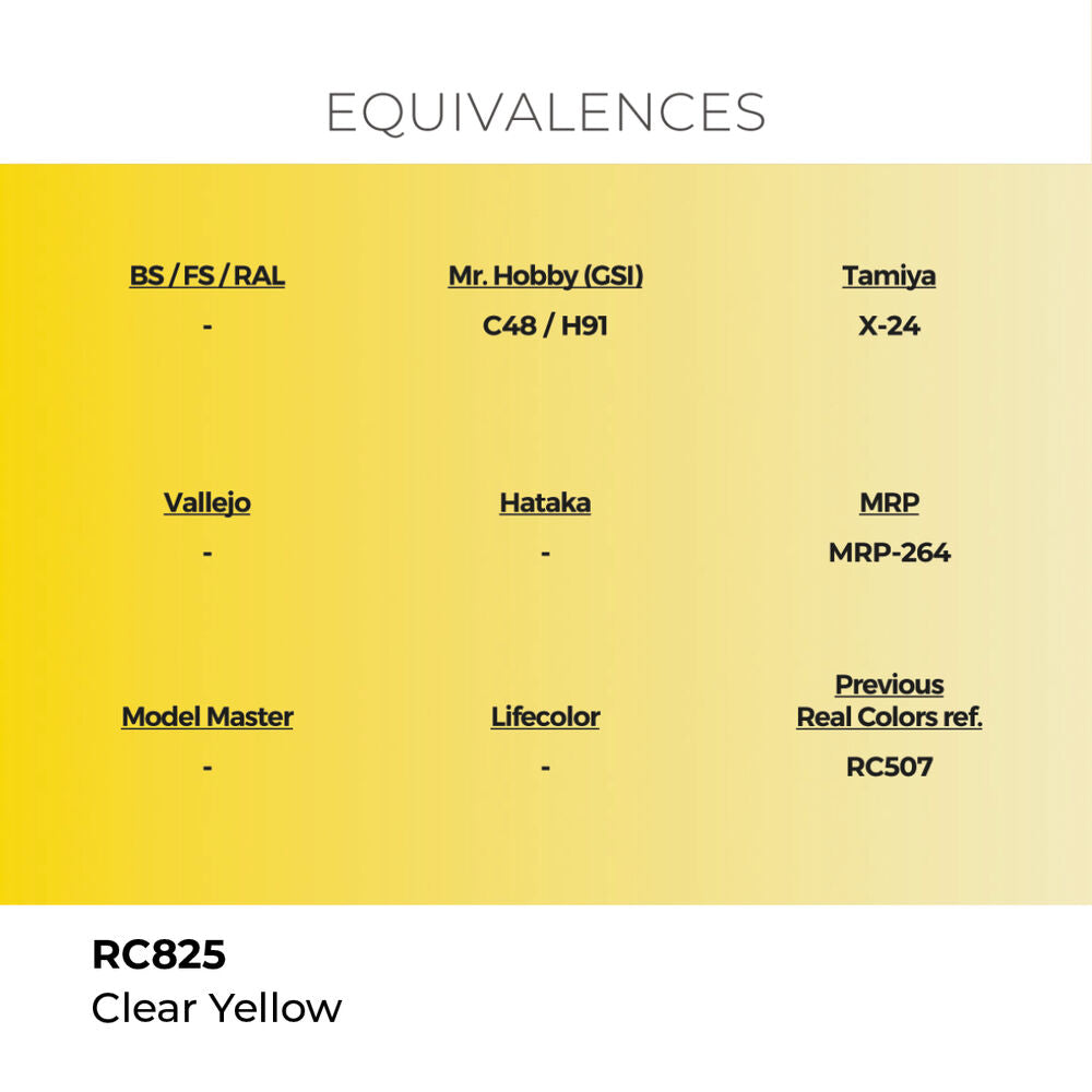 Real Colors: Clear Yellow 17 ml.