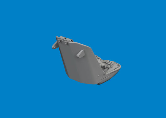 Fw 190A seat w/ integral belts PRINT  EDUARD