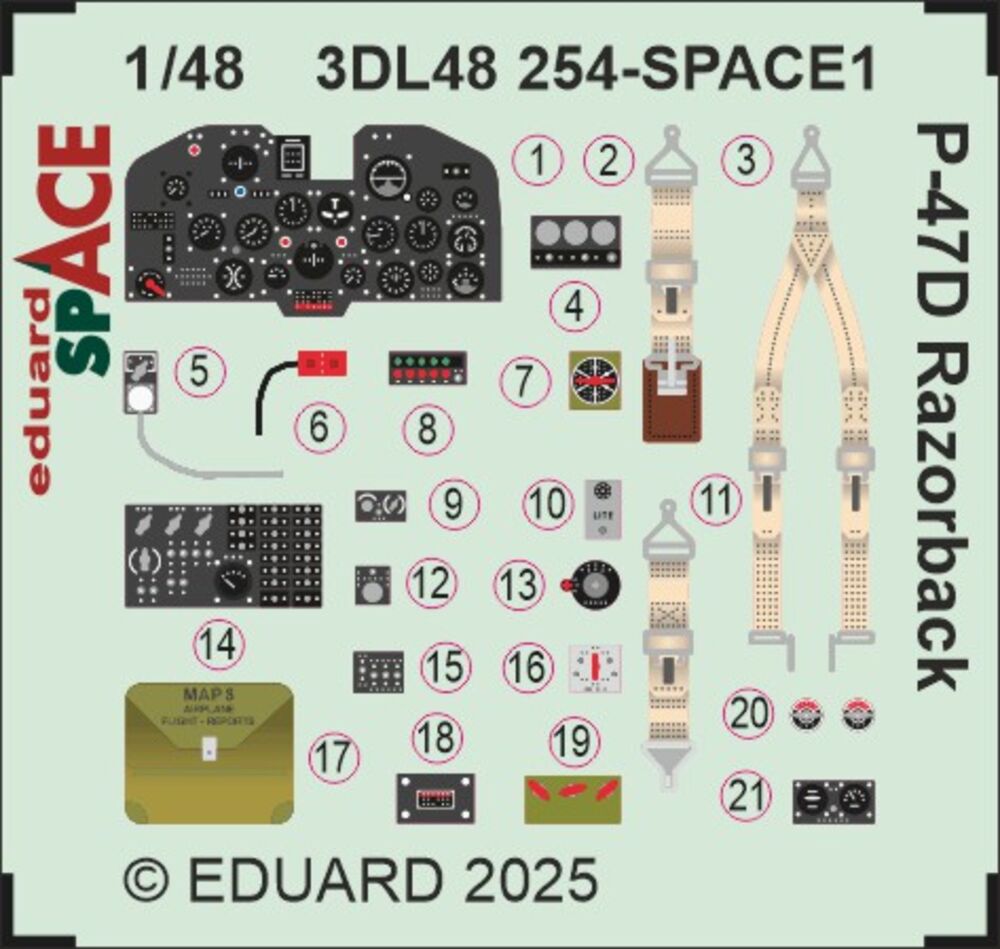 P-47D Razorback SPACE for Miniart