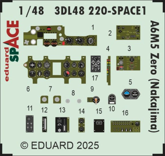 A6M5 Zero (Nakajima) SPACE  EDUARD