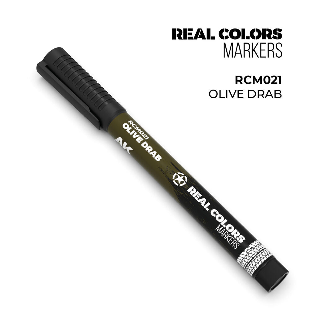 Real Colors Markers: OLIVE DRAB