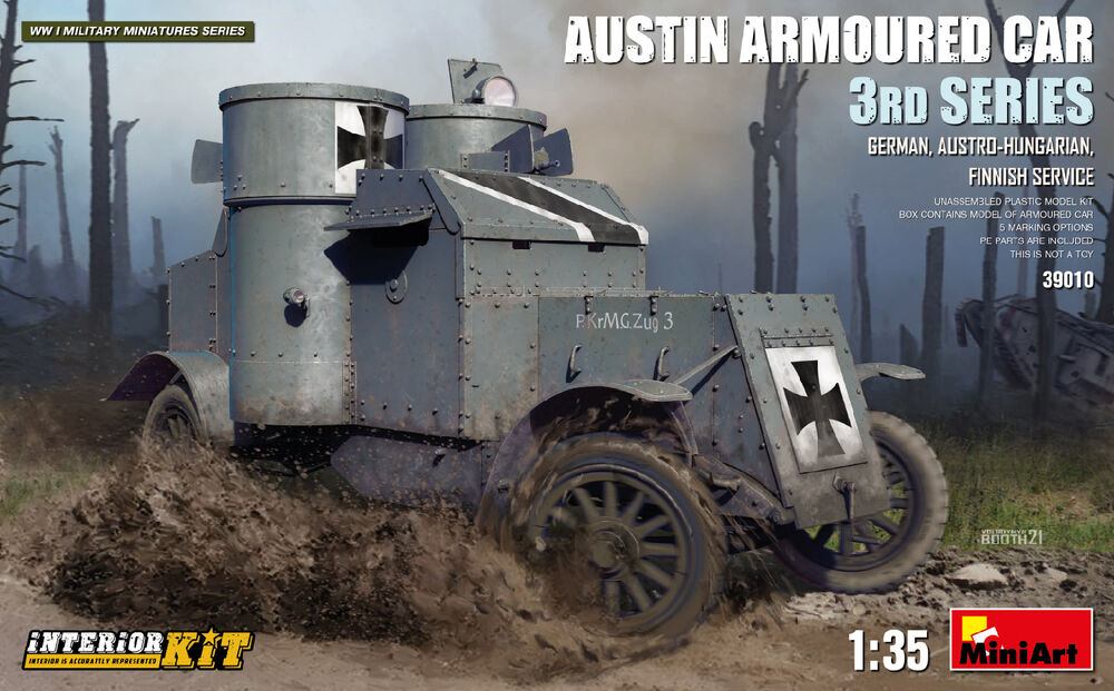 Austin Armoured Car 3rd Series: German, Austro-Hungarian, Finnish Service. Interior Kit