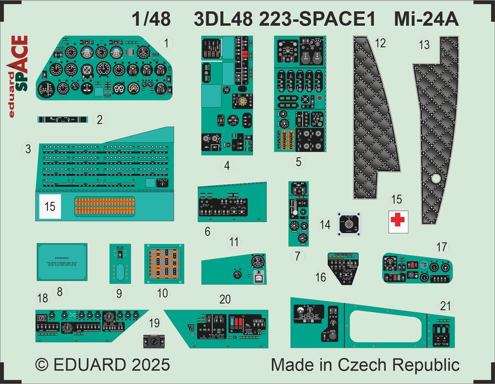 Mi-24A SPACE  TRUMPETER