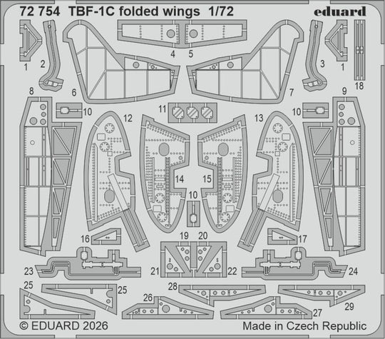 TBF-1C (folded wings) for Hobby Boss
