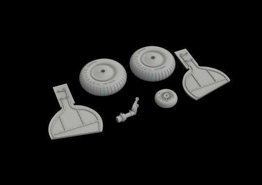 Bf 108 wheels for Eduard