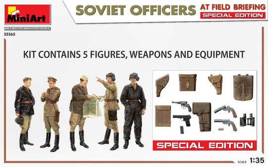 SOVIET OFFICERS AT FIELD BRIEFING. SPECIAL EDITION