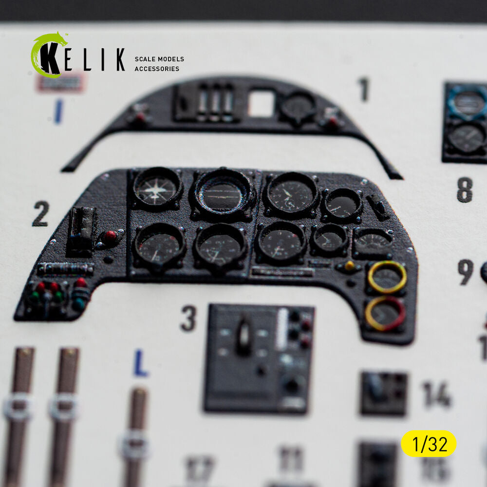 Bf-109 G2/4 - interior 3D decals for Revell