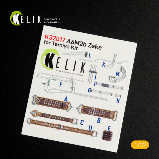 A6M2B Zeke - Interior 3D Decal for Tamiya kit