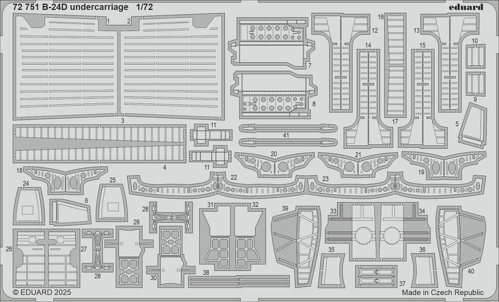 B-24D undercarriage for Airfix