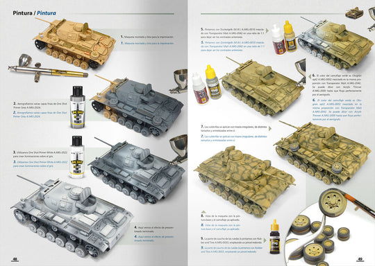 How to Paint Mid WWII German Tanks (FEB 1943 - SEP 1944) (English, Spanish)