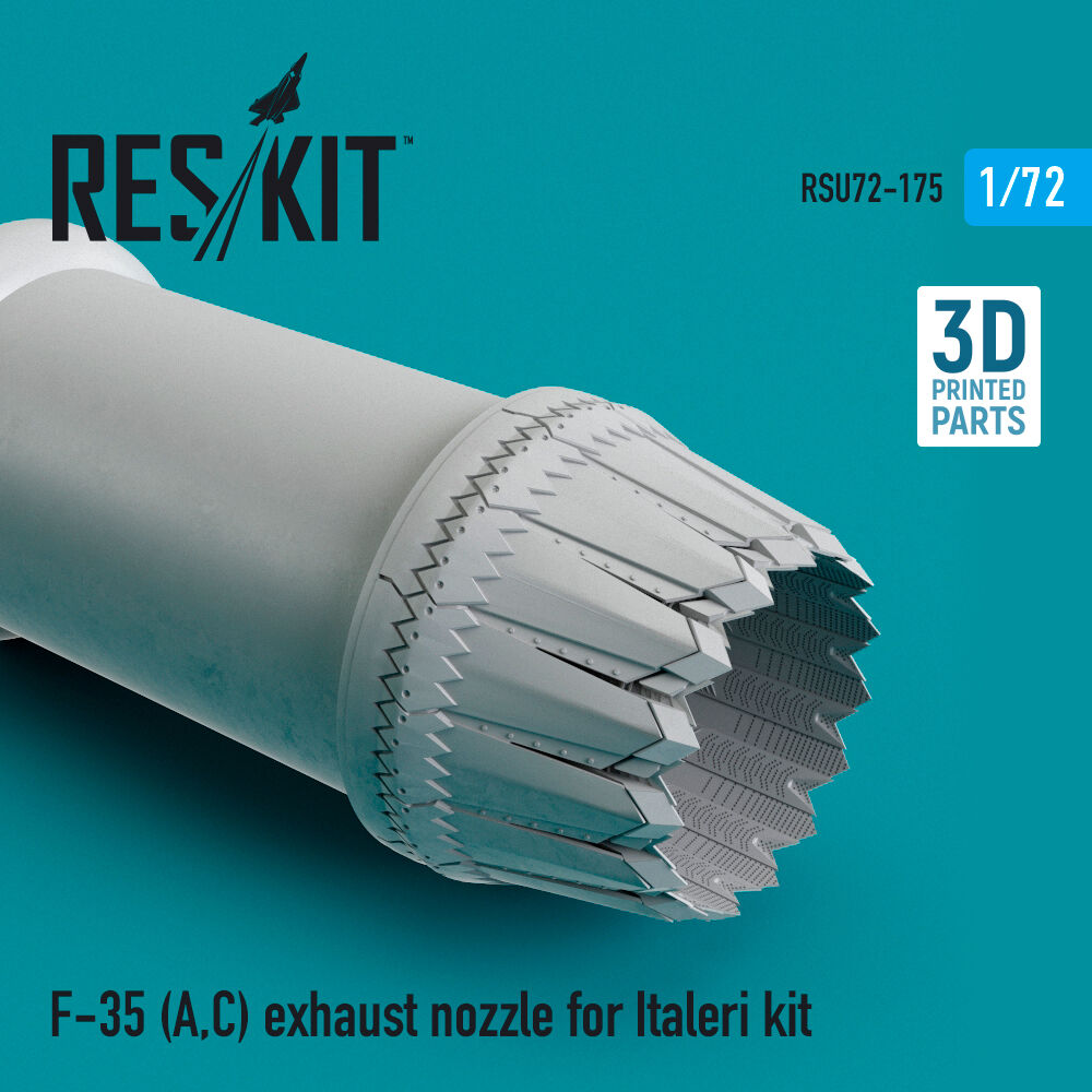 F-35 (A,C) Lightning II exhaust nozzle for Italeri kit