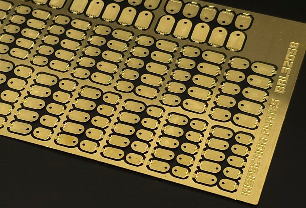 Inspection plates-round rectangular