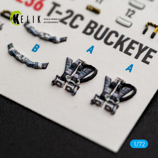 T-2C BUCKEYE - interior 3D decals for Wolfpack