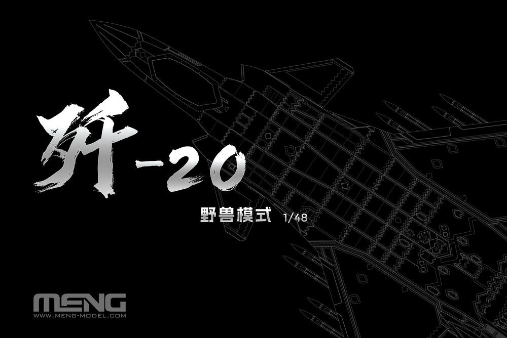 Chinese J-20 Stealth Fighter Beast Mode
