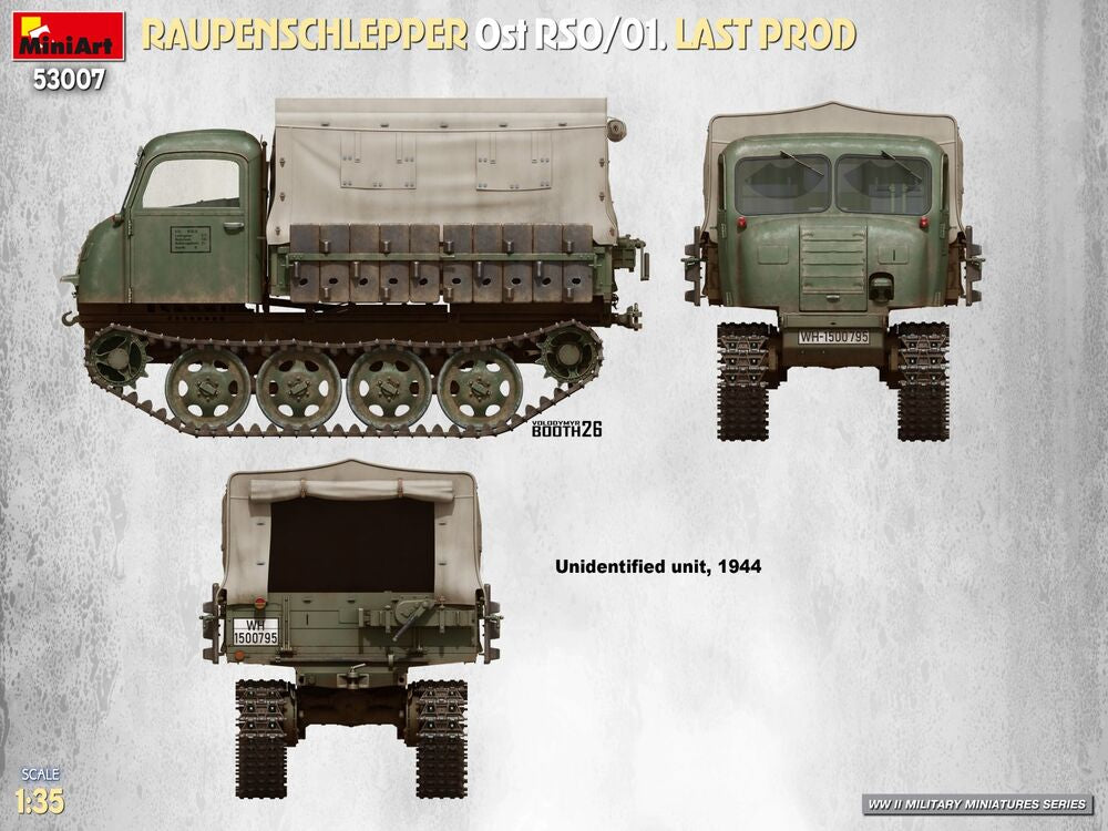 Raupenschlepper Ost RSO/01. Last Prod