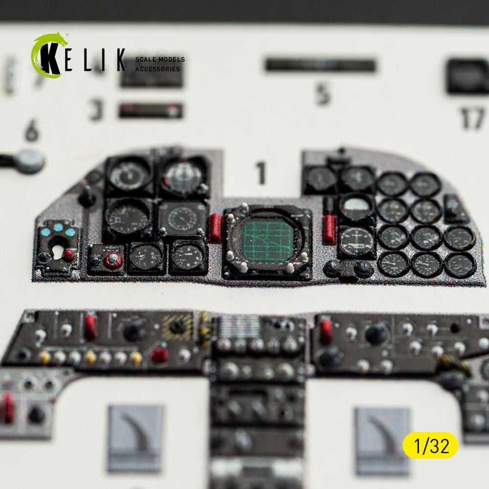 RF-5E - interior 3D decals for Kitty Hawk/Zimi models kit