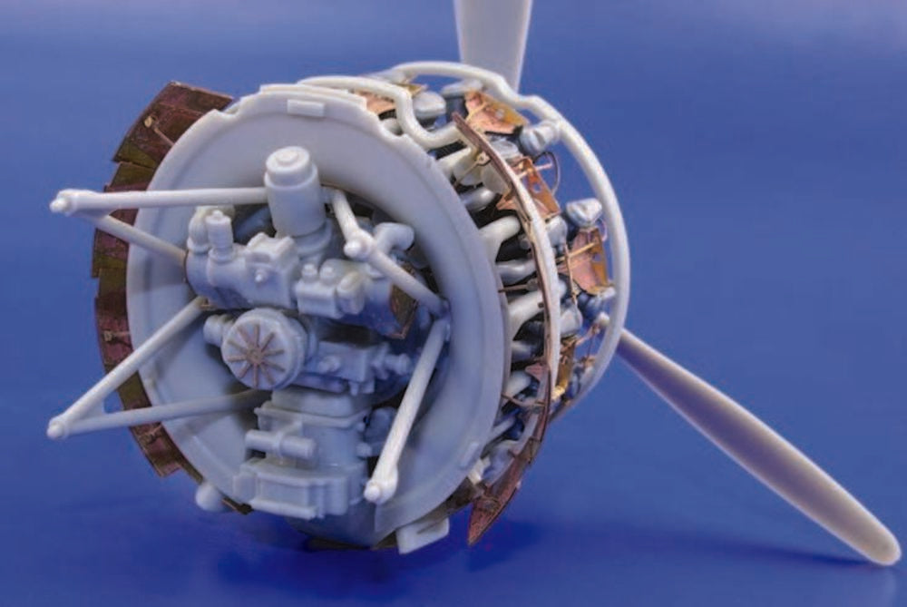 A6M2 Zero type 21 engine für Tamiya Bausatz 60317