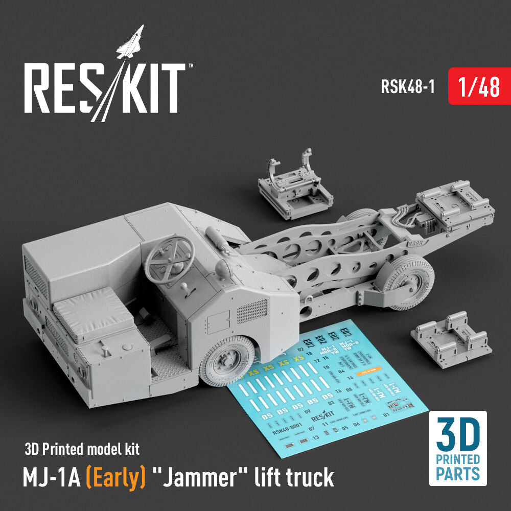 MJ-1A (Early) Jammer lift truck (3D Printed model kit)