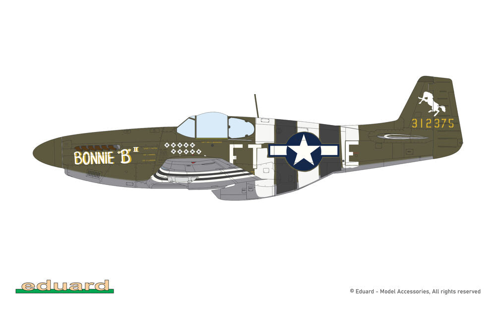 P-51B/C Mustang w/ dorsal fin  EDUARD-PROFIPACK