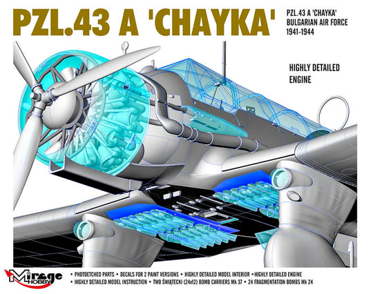 PZL.43 A 'CHAYKA' Bulgarian Air Force 1941-1944