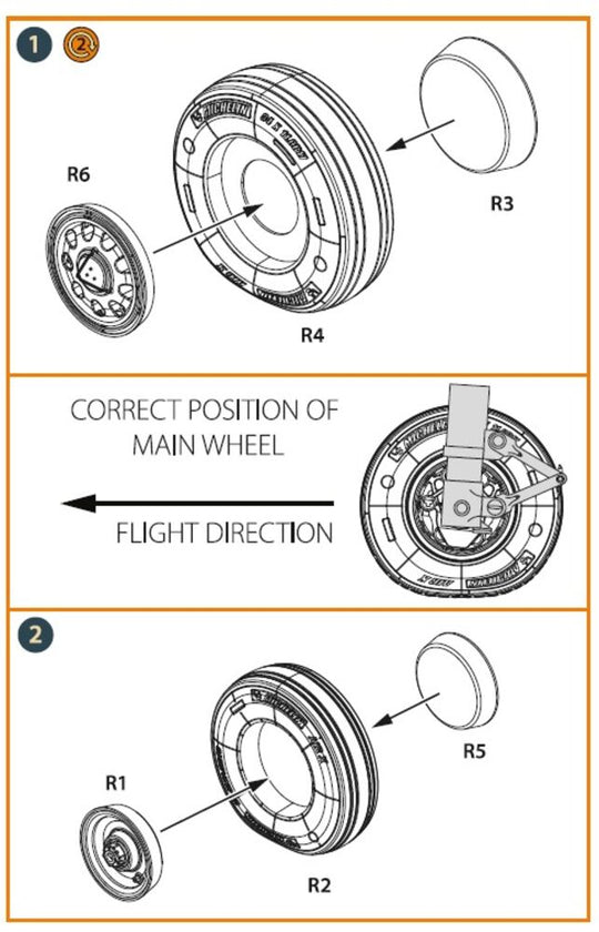 F-35A wheel set