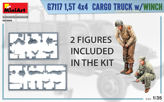 1,5t 4x4 G7117 Cargo Truck w/Winch