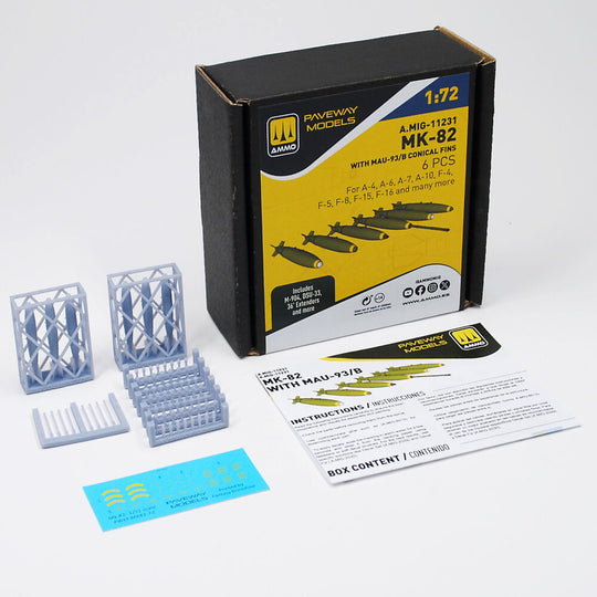 MK-82 with MAU-93/B conical fin (6 pcs)