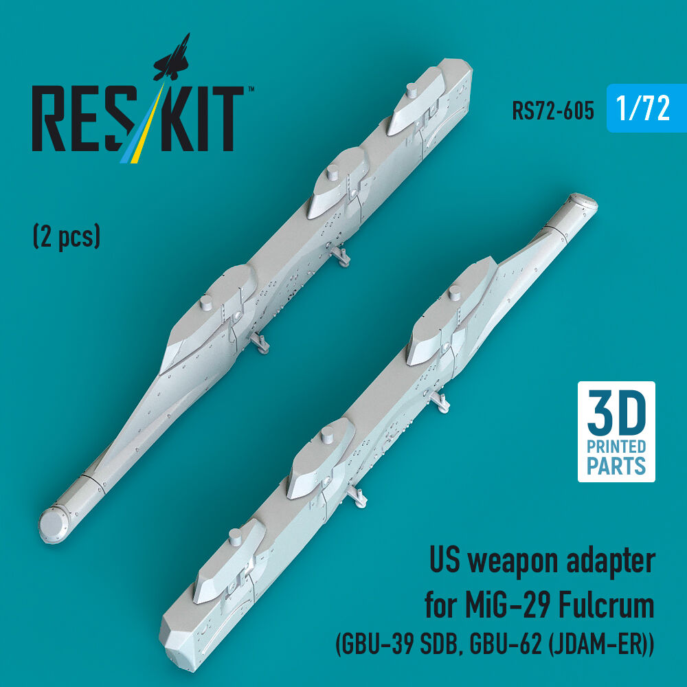US weapon adapter for MiG-29 Fulcrum (2 pcs) (GBU-39 SDB, GBU-62 (JDAM-ER)) (3D Printed)