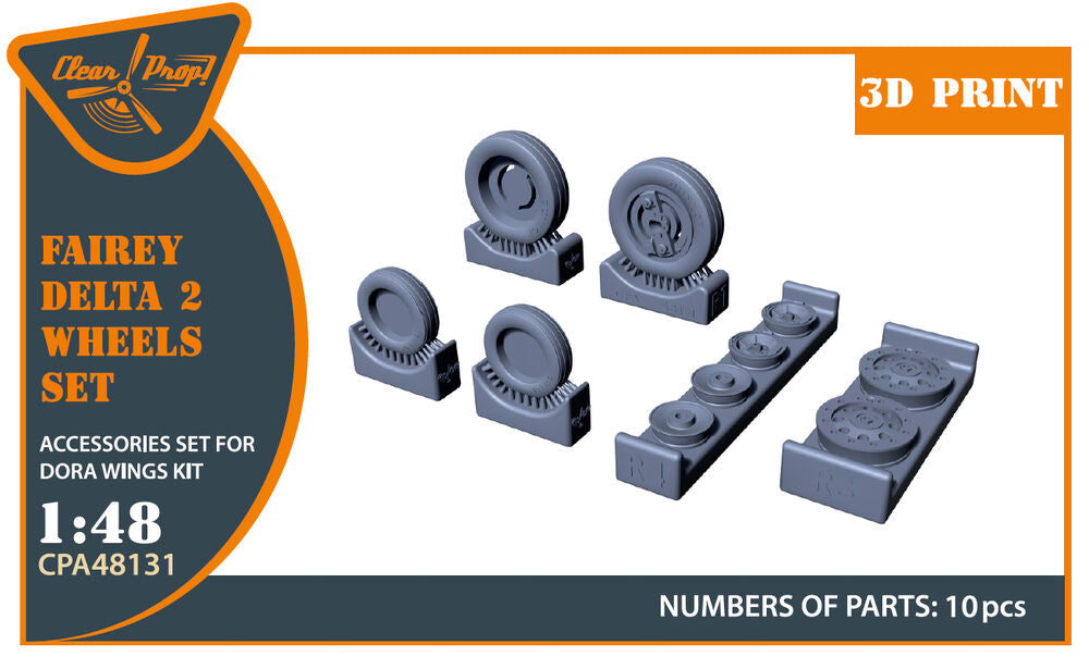 Fairey Delta 2 Wheels set for Dora Wings kit for Dora Wings