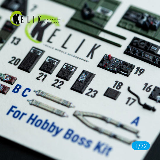TBM-3 Avenger - interior 3D decals for HobbyBoss kit