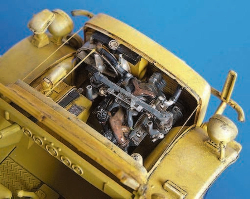 Horch 1a - Motor für Italeri Bausatz