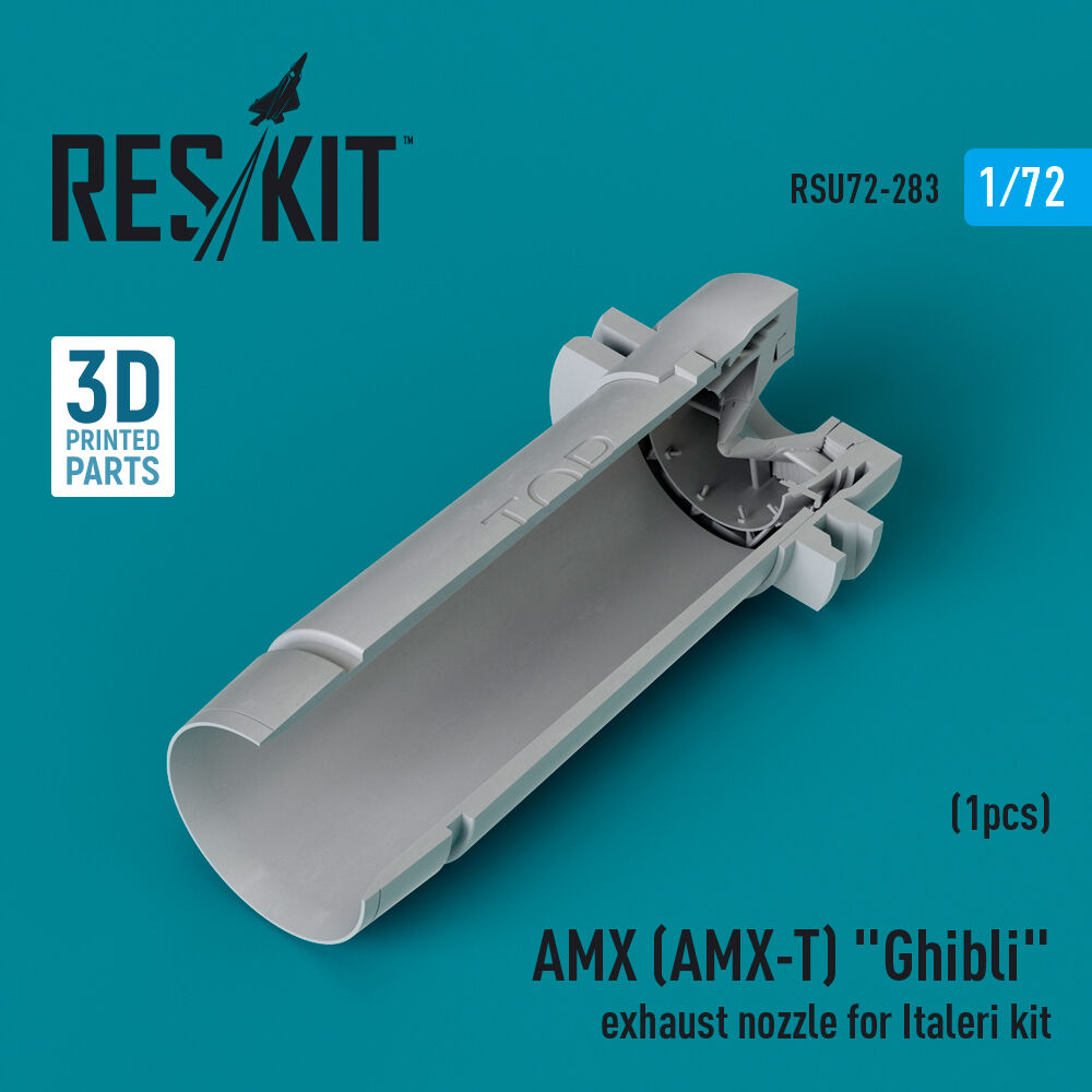 AMX (AMX-T) Ghibli exhaust nozzle for Italeri kit (3D Printed)