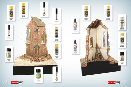 SOLUTION BOOK 09 - How to Paint Brick Buildings (English, Castellano, Francais, Deutsch)