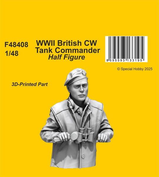 WWII British CW Tank Commander / Half Figure