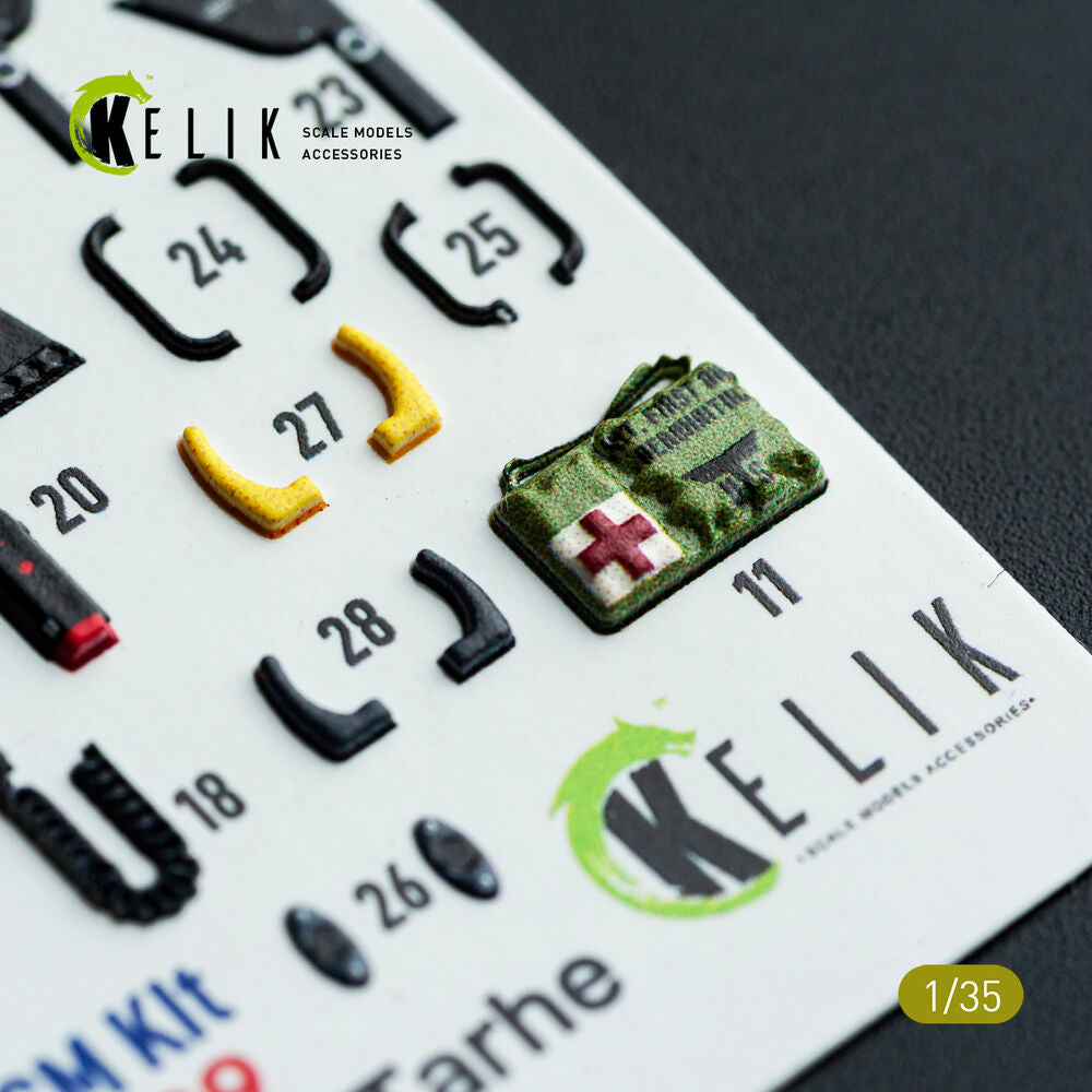 CH-54A Tarhe interior 3D decals for ICM kit