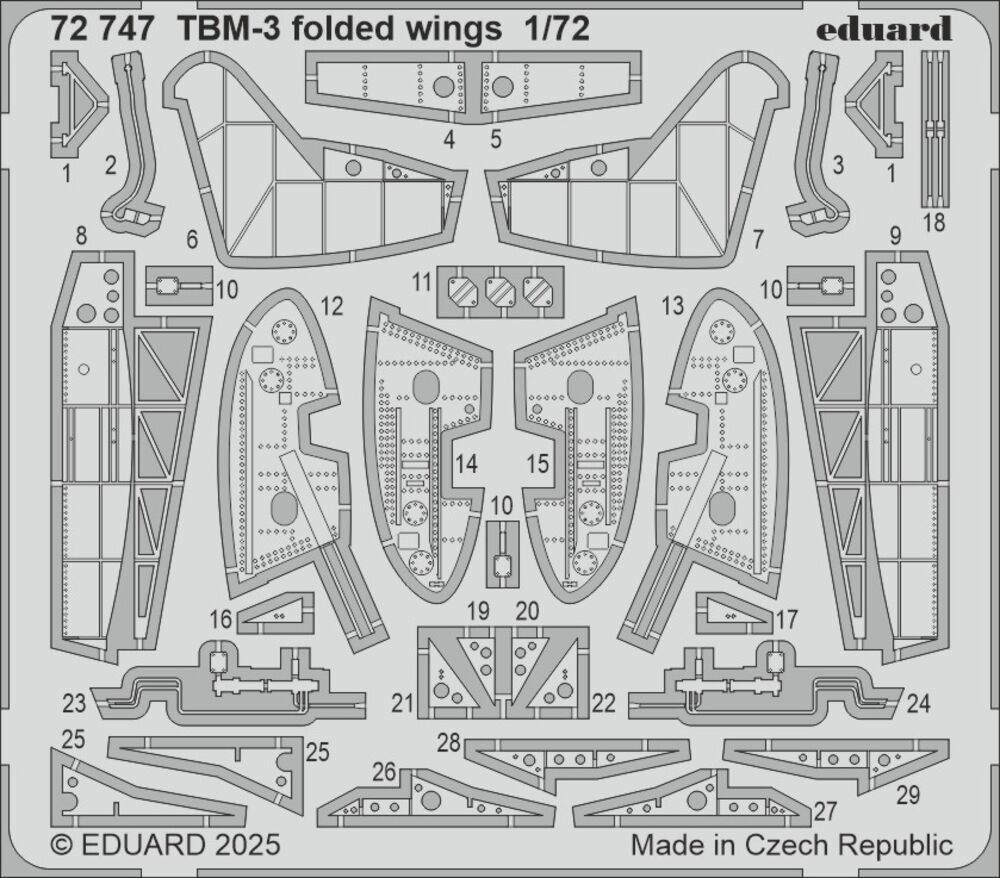 TBM-3 folded wings  HOBBY BOSS