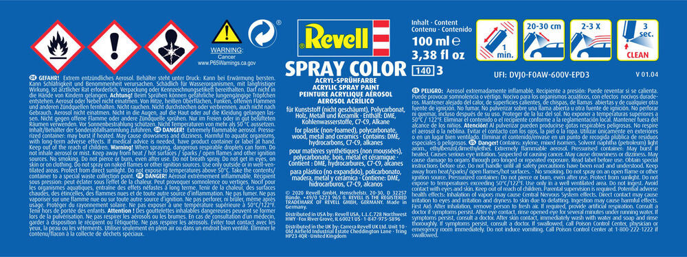Spray feuerrot, glänzend