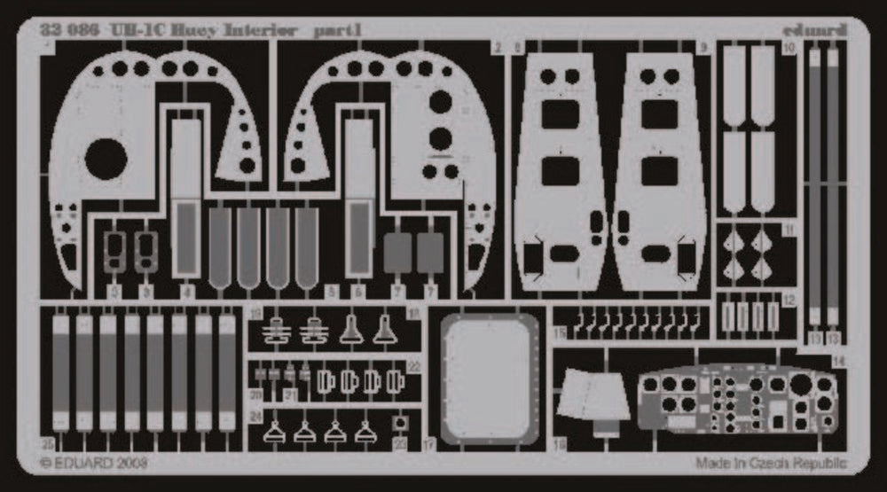 UH-1C Huey interior