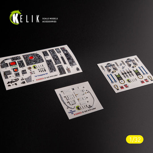 A-6A Intruder - interior 3D decals for Trumpeter kit
