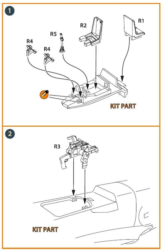 Me-410 B-1/U2/U4/R4 interior for Airfix, Finemolds kits